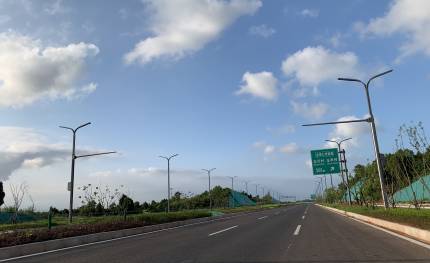 雙翼|超1000套路燈即將閃耀金簡(jiǎn)仁快速路